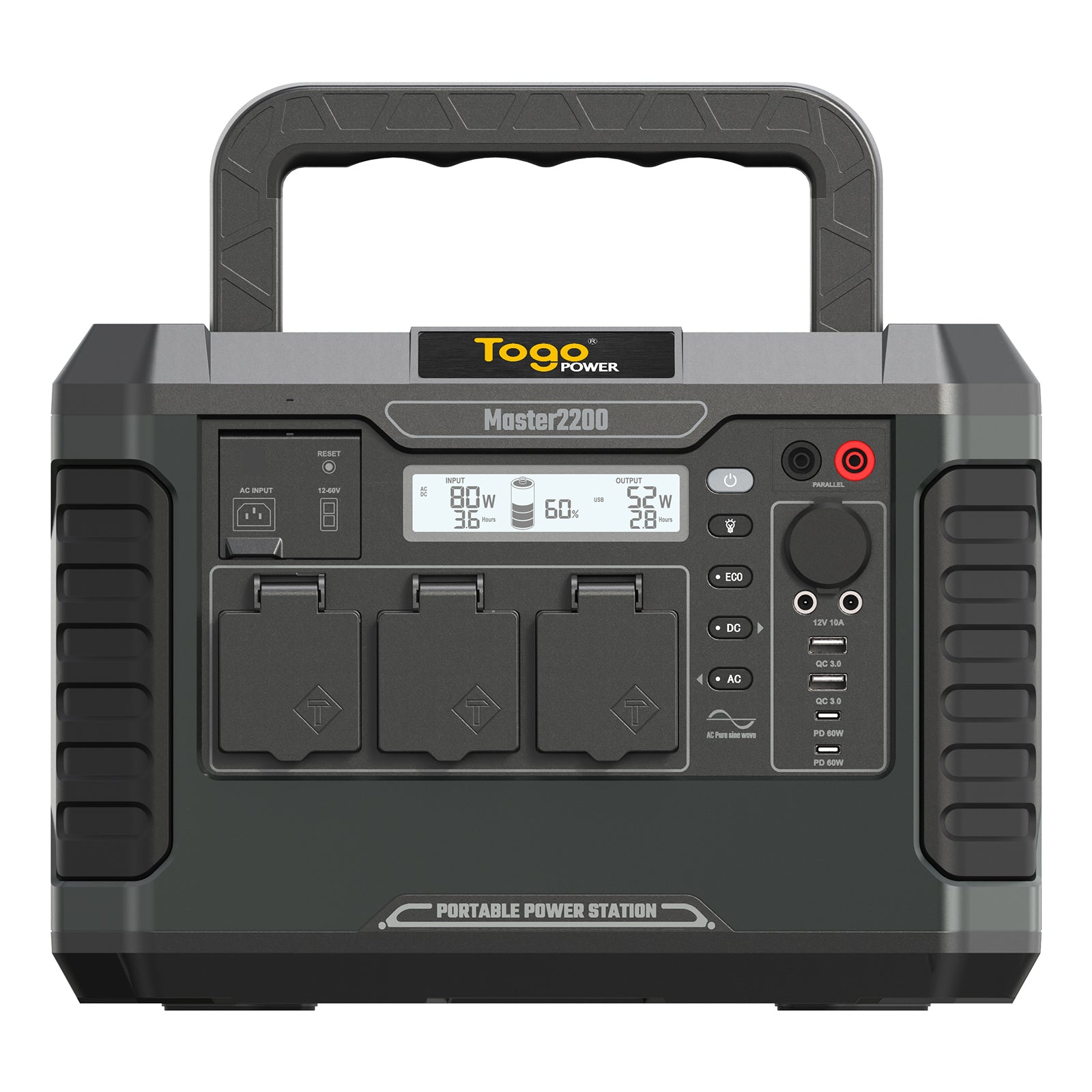 新品 1944Wh TogoPower MASTER 2200 ポータブル電源 MASTER 2200（1944Wh/2200W）Power Station – Togopower