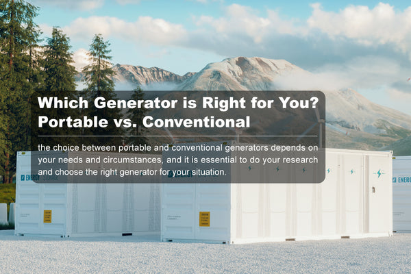 Which Generator is Right for You? | Portable vs. Conventional