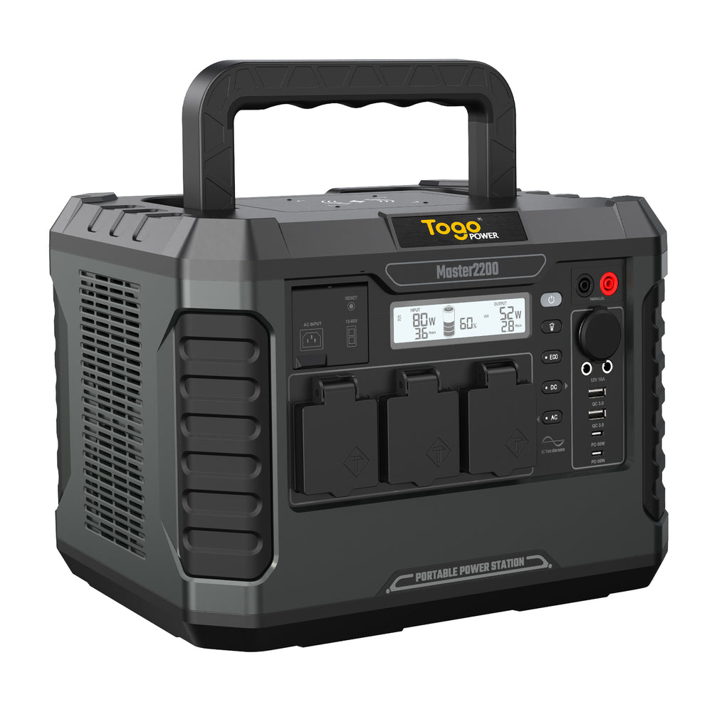 新品 1944Wh TogoPower MASTER 2200 ポータブル電源 MASTER 2200（1944Wh/2200W）Power Station – Togopower